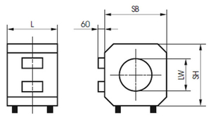 Dimensiones de detector de metales en caída METRON 05 CR