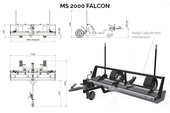 Escoba magnética para aeropuertos y grandes superficies MS 2000 FALCON