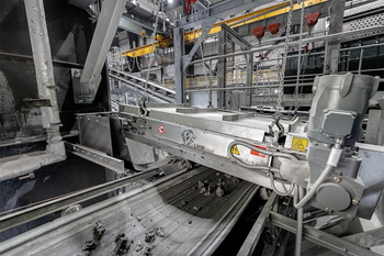 Placa magnética automática DND-AC – clasificación de metales no férricos de la escoria de incineración
