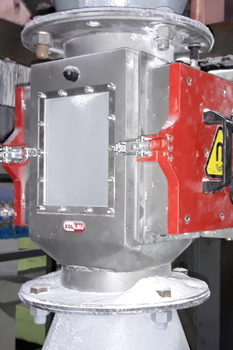 Separador magnético de placa para tuberías ML – transporte neumático de harina en la producción de pastas