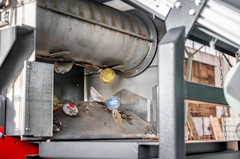 Tambor magnético cubierto MBZ 304 N 800 – separación de metales del combustible sólido recuperado CSR