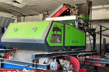 Eddy current separator ECS-E 2000 BULL – separación de metales del combustible sólido recuperado CSR