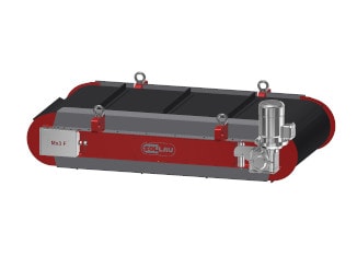 Imán de ferrita sobre el transportador con limpieza automática DND-AC