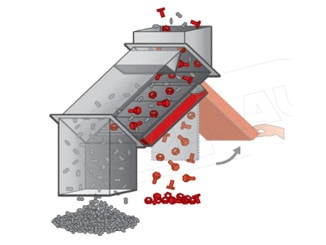 Joroba magnética MSK-AC con limpieza automática