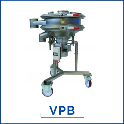 VPB: Tamiz vibratorio para polvos y materiales friables