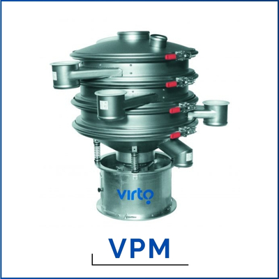 VPM: Tamiz vibratorio para polvos y materiales friables