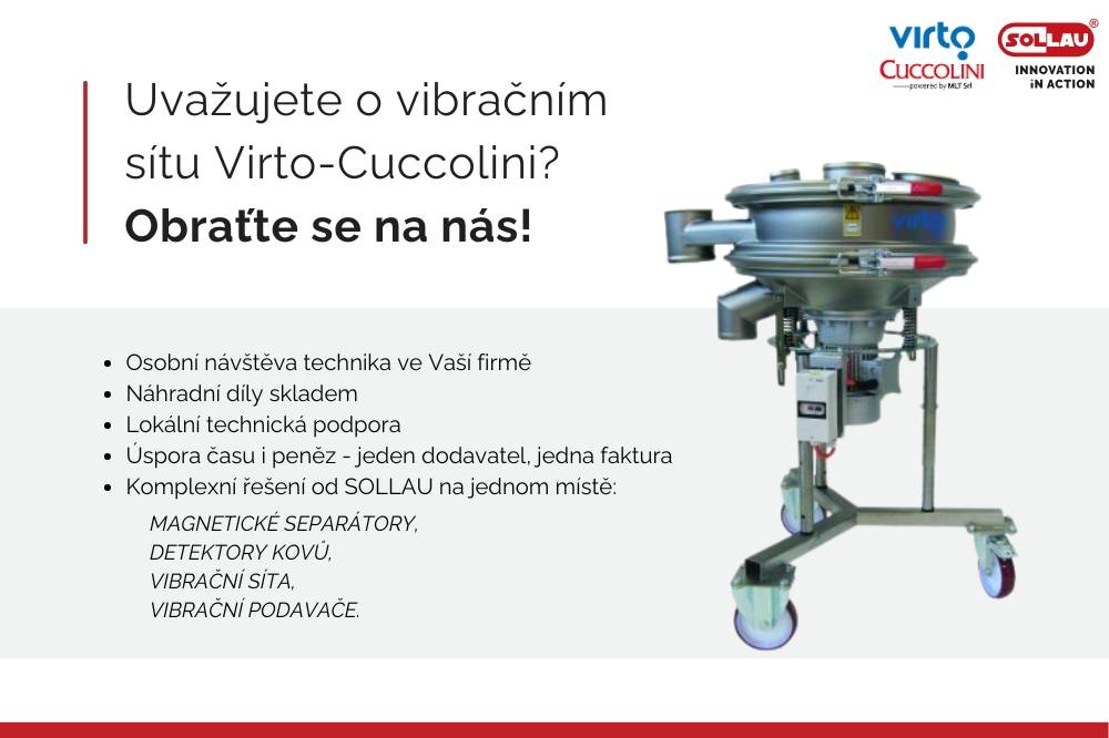 Tamiz vibratorio Virto Cuccolini