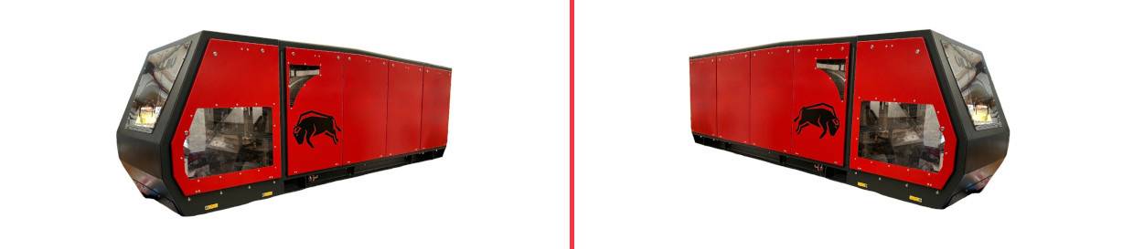 Separador magnético con rotor ubicado excéntricamente ECS-E BUFFALO