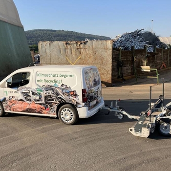 Escoba magnética MS 2000 FALCON para aeropuertos y superficies no pavimentadas