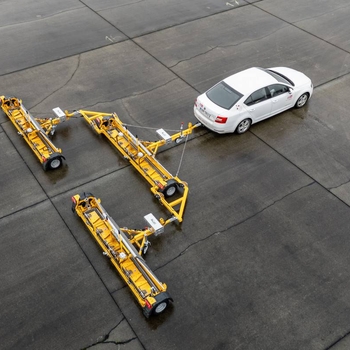 Escoba magnética MSA 9000 EAGLE para aeropuertos y grandes superficies