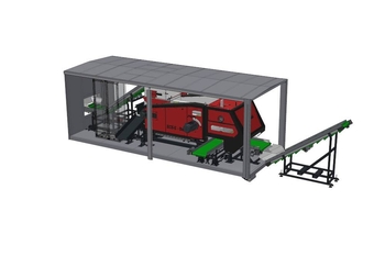 Modelo 3D de la línea de separación