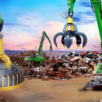 Electroimán para chatarra EMG-SM – imán circular para chatarra