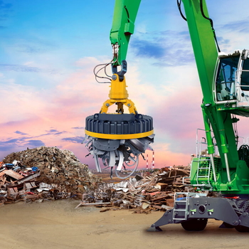 Electroimán para chatarra EMG-SM – imán circular para chatarra